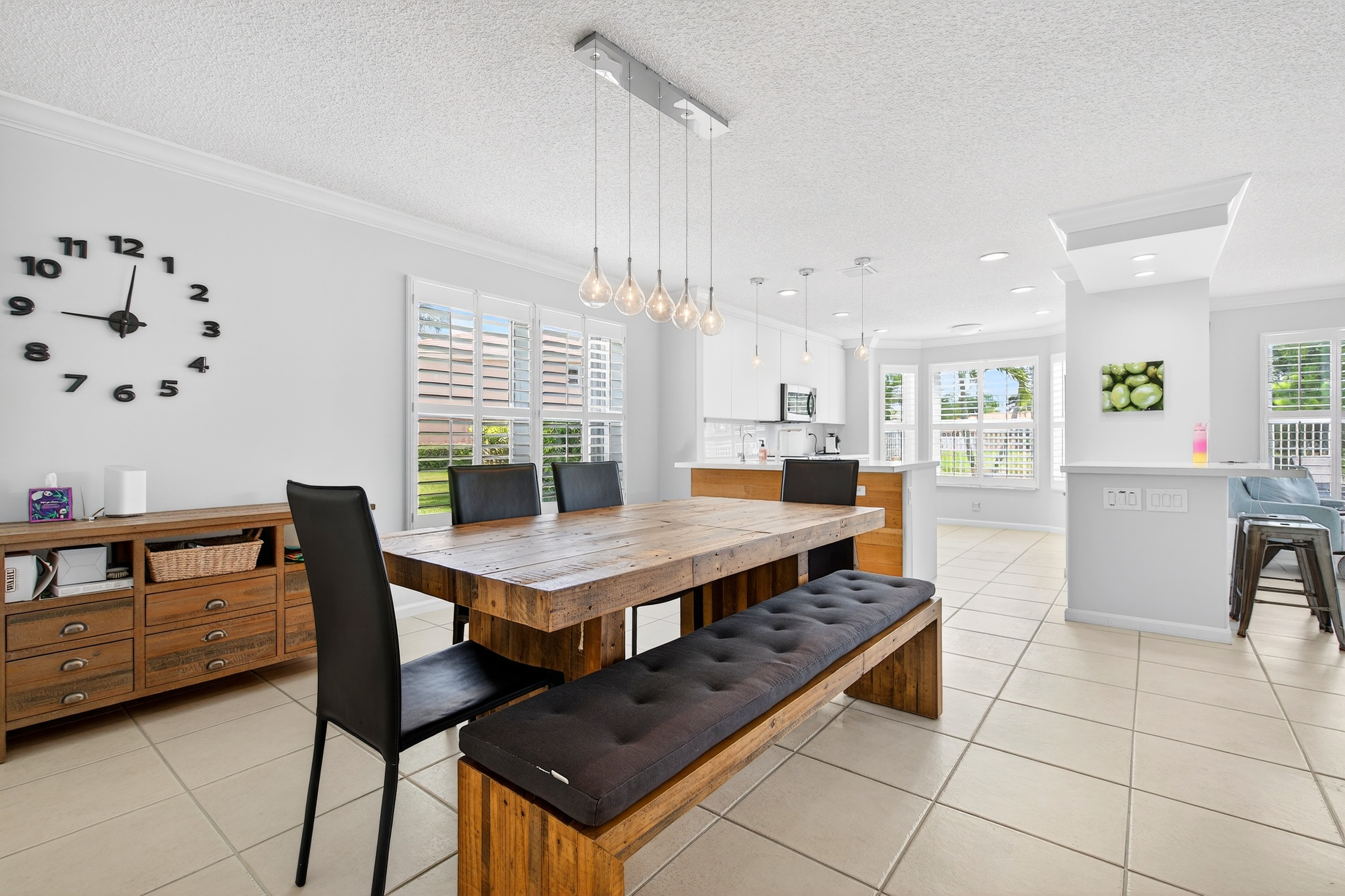 Wellington real estate photographer. Dining room